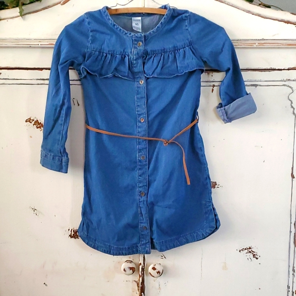 Carters Size 4-5 Girls Denim Dress